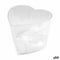 Set herbruikbare kommen Algon Hart 10 Onderdelen 5,5 x 5 x 4,3 cm (24 Stuks)