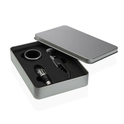 Set van Wijn Accessoires Versa Metaal Staal