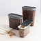 Tin Quid City Met deksel Dispenser 1,8 L Grijs Plastic (12 Stuks)