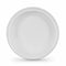 Set van herbruikbare borden Algon Cirkelvormig Wit Plastic 20,5 x 3 cm (6 Stuks)
