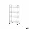 Groentetrolley Kinvara W4117-1-S Zilverkleurig Metaal Polypropyleen Plastic 37 x 27 x 82,5 cm (4...