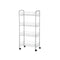 Groentetrolley Kinvara W4117-1-S Zilverkleurig Metaal Polypropyleen Plastic 37 x 27 x 82,5 cm (4...