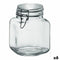 Glazen pot Borgonovo 33211 Hermetisch Transparant 1,7 L 12 x 12 x 17 cm (6 Stuks)