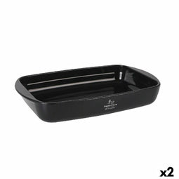 Ovenschaal Santa Clara Borosilicaatglas Rechthoekig 33 x 20 x 13 cm (2 Stuks)