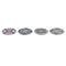 Onderzetters DKD Home Decor Tegel 10,8 x 10,8 x 0,7 cm