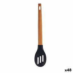 Lepel Zwart Siliconen beukenhout 6 x 1,8 x 30,5 cm (48 Stuks)