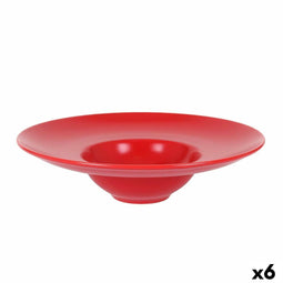 Diep bord Viejo Valle Risotto Rood ø 25 x 7 cm (6 Stuks)