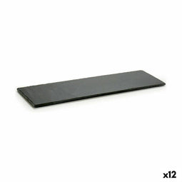 Snackdienblad Zwart Raad van bestuur 50 x 0,5 x 15 cm (12 Stuks)