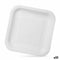 Bordenset Algon Wegwerp Wit Karton 23 x 23 x 1,5 cm (10 Stuks)