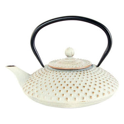 Theepot DKD Home Decor Gouden Wit 1,25 L
