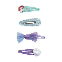 Haarspeldjes Disney Princess Multicolour Turkoois 4 Stuks