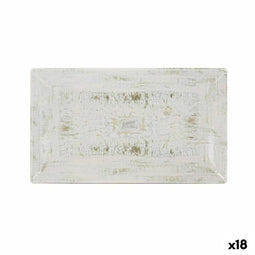 Serveerschaal La Mediterránea Idris Rechthoekig 25 x 15 x 2 cm (18 Stuks)