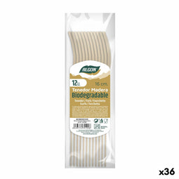 Vorkenset Algon Hout 36 Stuks 16 x 3 x 1 cm