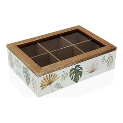 Theedoos Roxanne Lakens Hout (17 x 7 x 24 cm)