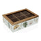 Theedoos Roxanne Lakens Hout (17 x 7 x 24 cm)