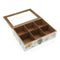 Theedoos Roxanne Lakens Hout (17 x 7 x 24 cm)