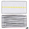 Snackdienblad Bidasoa Zigzag Multicolour Keramisch 30,5 x 15 x 2 cm (6 Stuks)