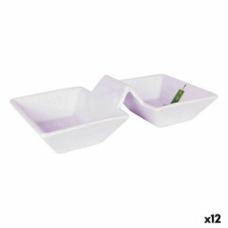 Kom La Mediterránea Yummy Wit 24,3 x 12,5 x 6 cm (12 Stuks) (24,3 x 12,5 x 6 cm)