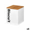 Koekjes- en gebaksdoos Wit Metaal 13,7 x 16,5 x 14 cm (6 Stuks)