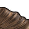 Dienblad Bruin Blad van een plant 31 x 18 cm