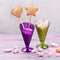 Glas voor ijs en milkshakes Gelato Paars Glas 210 ml (6 Stuks)