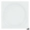 Dessertgerecht Inde Zen Porselein Wit 18 x 18 x 2,5 cm (6 Stuks)