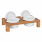Houder Inde Sauspan x 2 Bamboe Porselein 29 x 18 x 6 cm (6 Stuks)