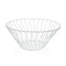 Fruitschaal Versa Wit Metaal Keramisch Staal 28 x 11,5 x 28 cm