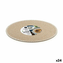 Onderbord La Mediterránea Kurk 35 x 35 x 0,5 cm (24 Stuks)