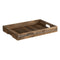 Snackdienblad 48 x 32 x 6 cm Natuurlijk Sparrenhout 3 Onderdelen