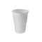 Set van herbruikbare glazen Algon Plastic Wit 15 Onderdelen 330 ml (24 Stuks)