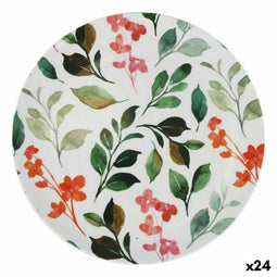 Eetbord La Mediterránea Petunia Melamine Helderheid (24 Stuks)
