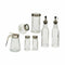 Condiment container set Zilverkleurig Metaal (12 Stuks)