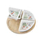 Set voor voorgerechtjes DKD Home Decor Wit Multicolour Natuurlijk Bamboe Keramiek Tropisch 21,5 x...