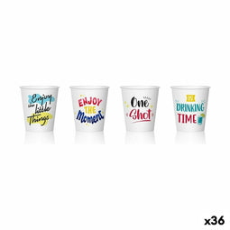 Set Shotglazen Algon Wegwerp Karton 20 Onderdelen 50 ml (36 Stuks)
