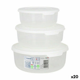 Set Lunchboxen Tontarelli Family Rond 3 Onderdelen (20 Stuks)