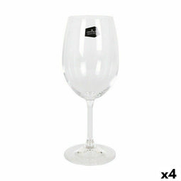 Set van bekers Crystalex Lara Wijn 350 ml Kristal (6 Stuks) (4 Stuks)