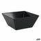 Aperitiefschaaltje La Mediterránea Melamine Antraciet 18 x 18 x 8 cm (24 Stuks)