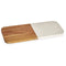 Snijplank Wit Marmer Acacia 18 x 1,5 x 38 cm (8 Stuks)