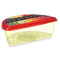 Lunchbox Groenten en fruit Multicolour Plastic 23 x 8 x 13 cm (24 Stuks)