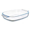 Serveerschaal Vivalto T3-20 Transparant Borosilicaatglas 2 L 30,2 x 6 x 19,6 cm Met handvatten (1...