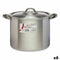 Casserolepan met deksel Ø 24 cm Zilverkleurig Aluminium (6 Stuks)