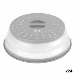 Deksel voor magnetron Quttin Opvouwbaar 27 x 8 cm (24 Stuks)