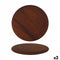 Dienblad Viejo Valle Iroko Cirkelvormig ø 32 x 1,8 cm (2 Stuks)