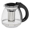 Theepot Transparant Zwart Plastic Glas 1,5 L (6 Stuks)