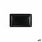 Snackdienblad La Mediterránea Donker grijs 25 x 15 x 2 cm (12 Stuks)