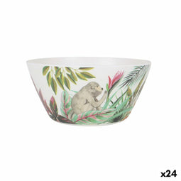 Saladekom Alfares Melamine Jungle 25 x 12 cm (24 Stuks)