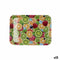 Ontbijtdienblad Quid Habitat Multicolour Plastic 28 x 20 x 1,5 cm Met handvatten Vruchten (12 Stuks)
