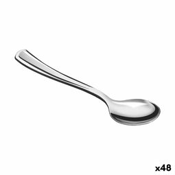 Set van opnieuw te gebruiken lepels Algon Zilverkleurig 12 Onderdelen 13 cm (48 Stuks)