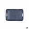 Ontbijtdienblad Quid Habitat Blauw Plastic 33 x 23 x 4 cm Met handvatten Denim (12 Stuks)